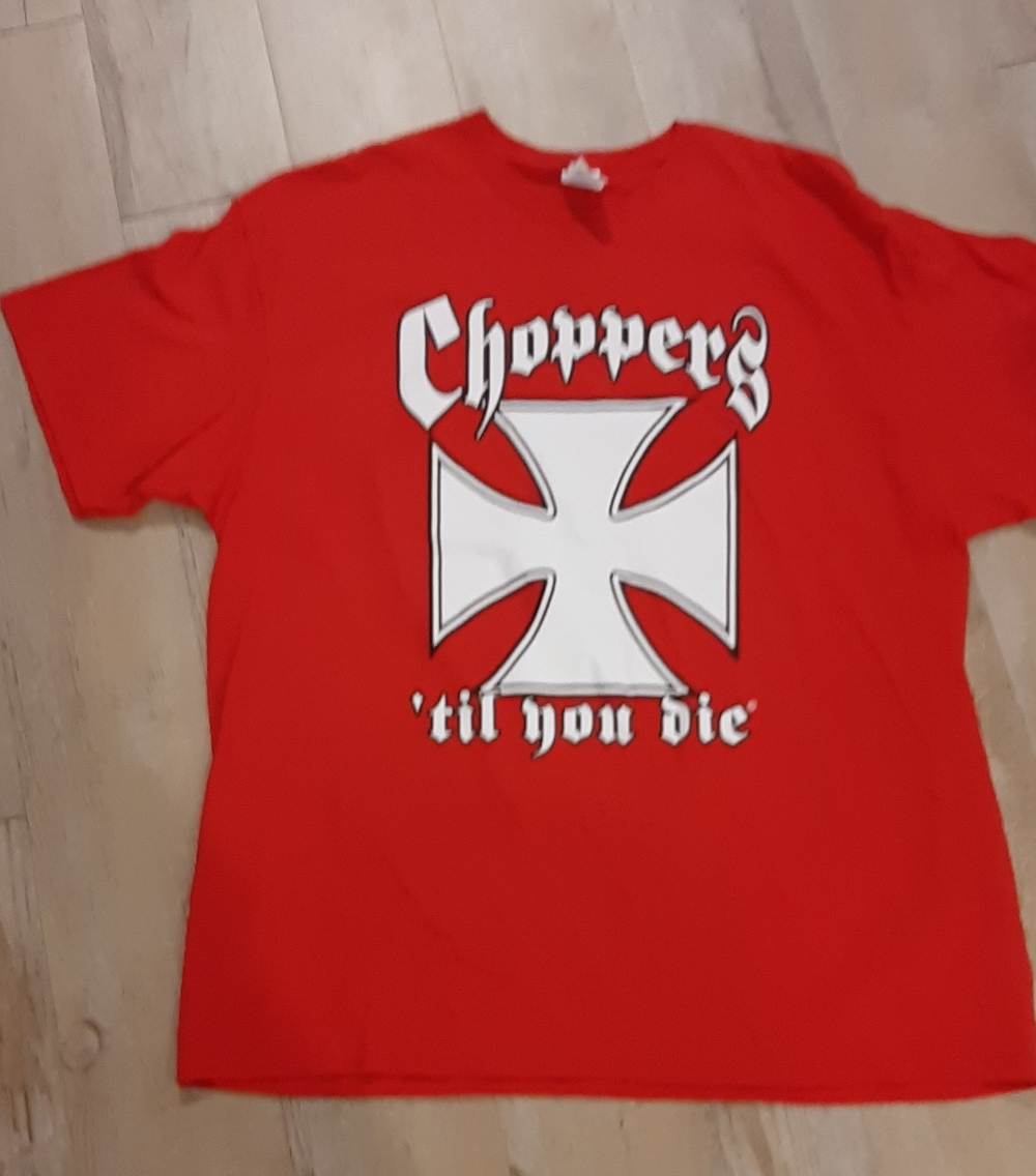 Choppers Red Graphic Tee